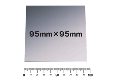 Large-area CdZnTe substrate